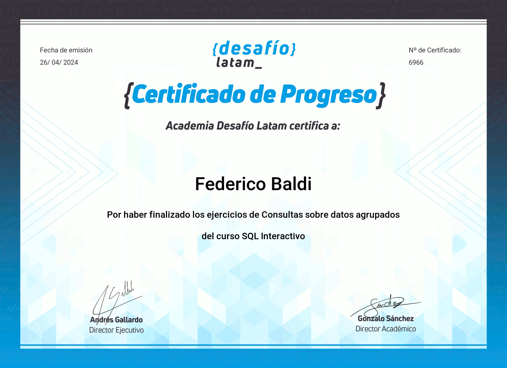 Federico Baldi - Web Developer | LinkedIn
